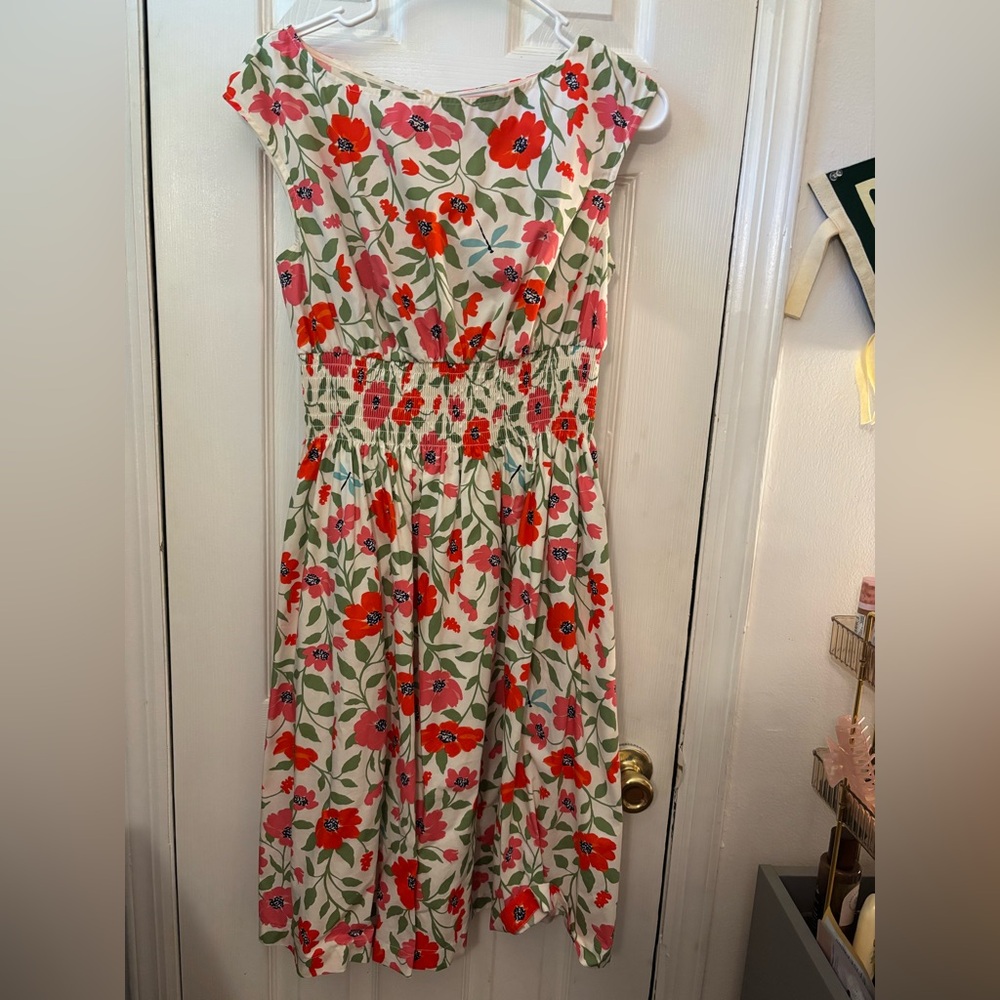 Kate Spade Red and Pink Floral Dress